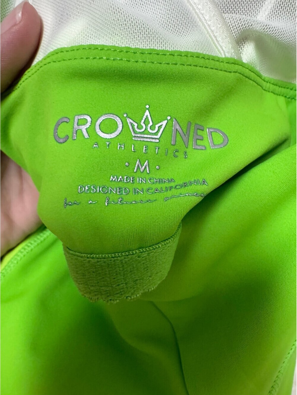 Crowned Athletics "Pixie Flyer" Tinker Bell Inspired Athletic Tank Top - Picture 3 of 3